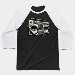 Ghettoblaster Baseball T-Shirt